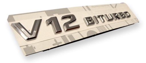 A2218171815 - MERCEDES CL W216 SL R230 W221 Емблема на переднє крило V12BITURBO ОРИГ.