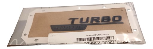 A1778177800 - MERCEDES CLA W177 W247 Боковая эмблема черный TURBO 4MATIC ORIGINAL