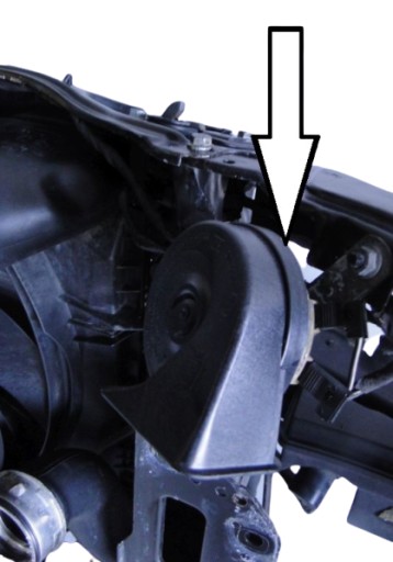 CLK209 - MERCEDES CLK 209 ЗВУКОВИЙ СИГНАЛ НА ПЕРЕДНІЙ СМУЗІ