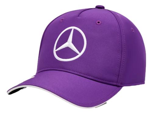 MERCEDES Детская F1 2024 AMG PETRONAS HAMILTON кепка фиолетовая