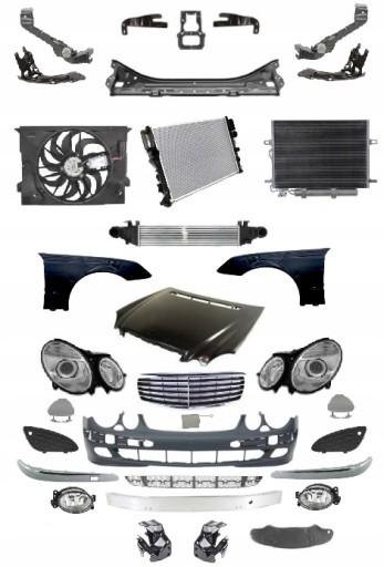 ZESTAWCZESCI1 - MERCEDES E-CLASS W211 2002-2006 ПЕРЕДНЯЯ ЧАСТЬ В ЦЕЛОМ