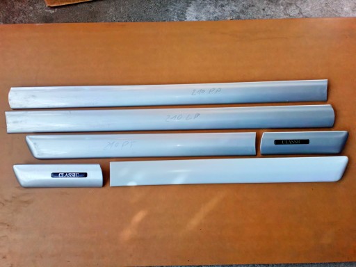 MERCEDES E W210 НАКЛАДКА БОКОВАЯ ДВЕРНЫЕ КРЫЛЬЯ 6шт.