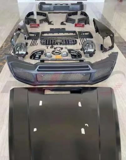 124 - MERCEDES G W463 BODYKIT BRABUS 1989-2018 ЛАМПЫ БАМПЕРА КАПОТА ПЕРЕДНИЕ ЗАДНИЕ