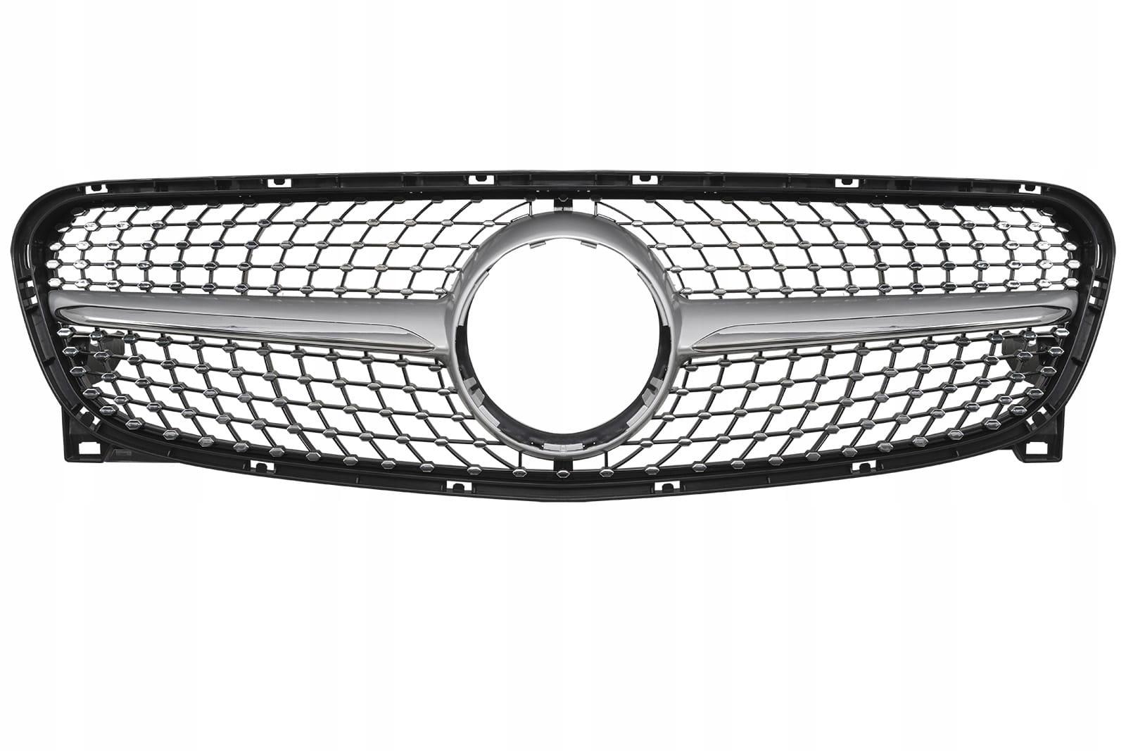 MERCEDES GLA X156 14-2016 гриль Срібний Алмаз