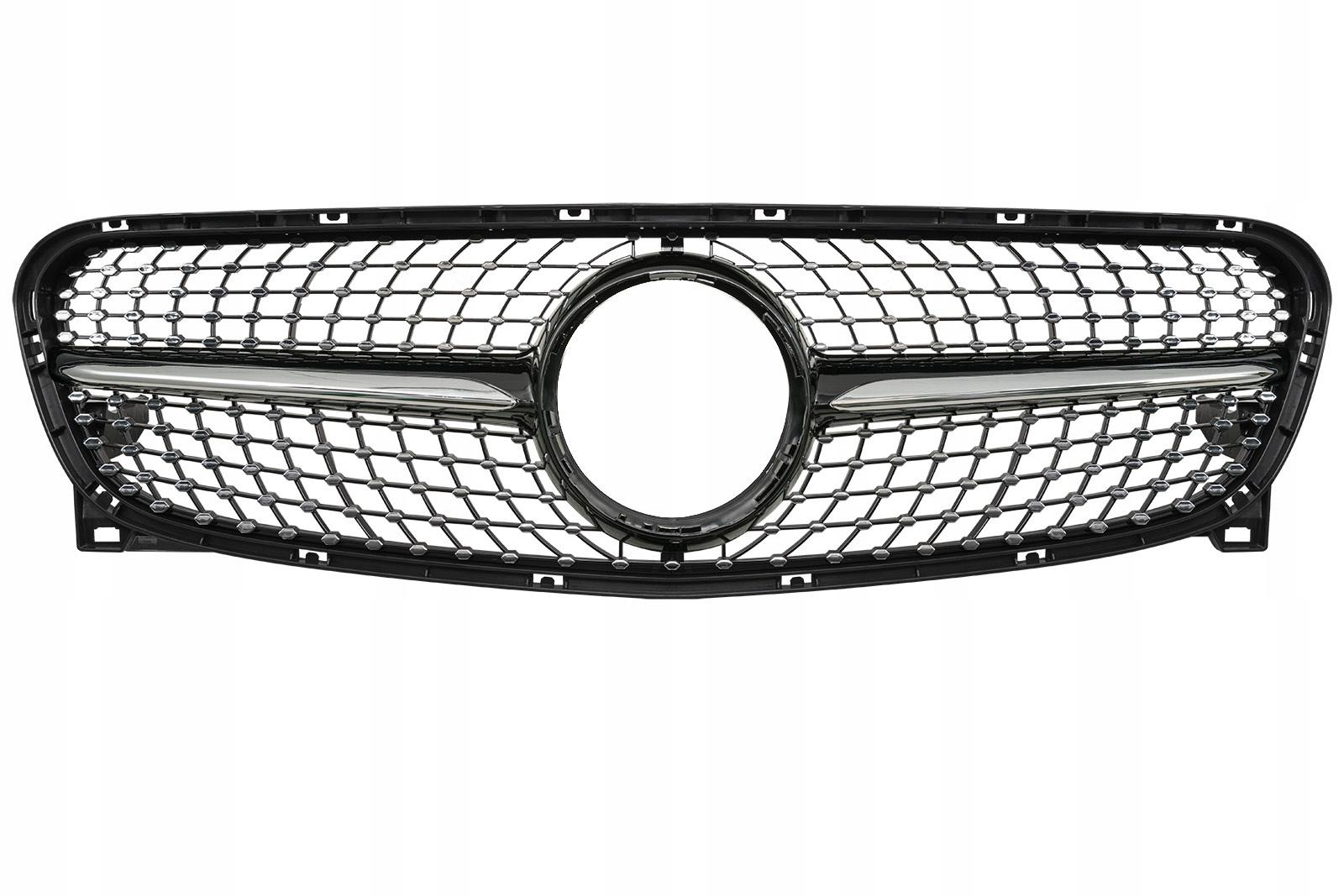 MERCEDES GLA X156 2014-2016 гриль Алмаз чорний