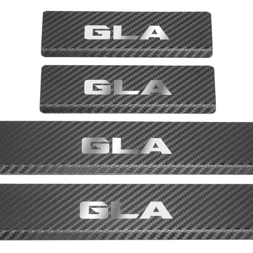 MERCEDES GLA X156 304 Накладки на пороги з нержавіючої сталі Оздоблення автомобіля