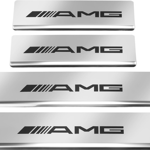 MERCEDES GLC X253 AMG 304 Накладки на пороги з нержавіючої сталі Покриття