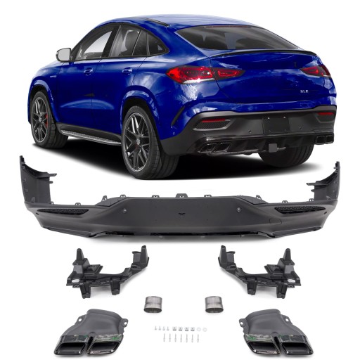 MERCEDES GLE C292 15-19 ДИФУЗОР З PDC В СТИЛІ AMG