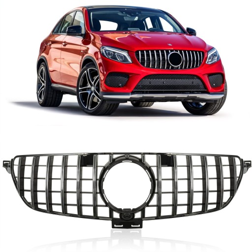 MERCEDES GLE COUPE C292 15+ С KAM Grill GT SILVER