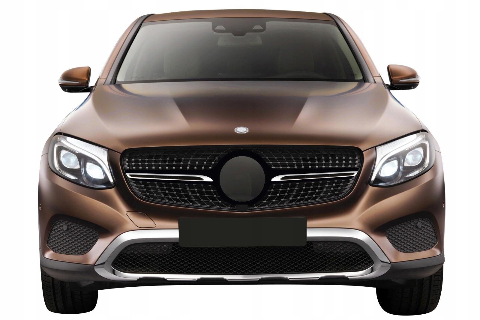 MERCEDES GLE COUPE C292 2015 + гриль DIAMOND чорний
