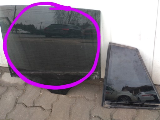 A2927350310 - MERCEDES GLE COUPE W292 ЗАДНЕЕ ЛЕВОЕ ОКНО