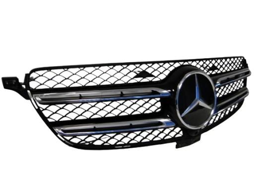 A1668850360 - MERCEDES GLE W166 166 RADAR GRID ЧОРНИЙ AMG