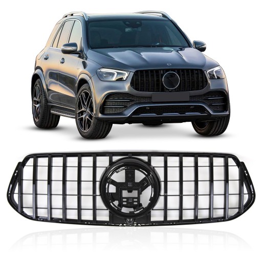 MERCEDES GLE W167 19+ GT PANAMERICANA Решетка радиатора, ЧЕРНЫЙ