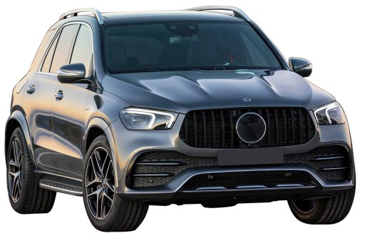 MERCEDES GLE W167 19+ GT PANAMERICANA решітка, ЧОРНИЙ