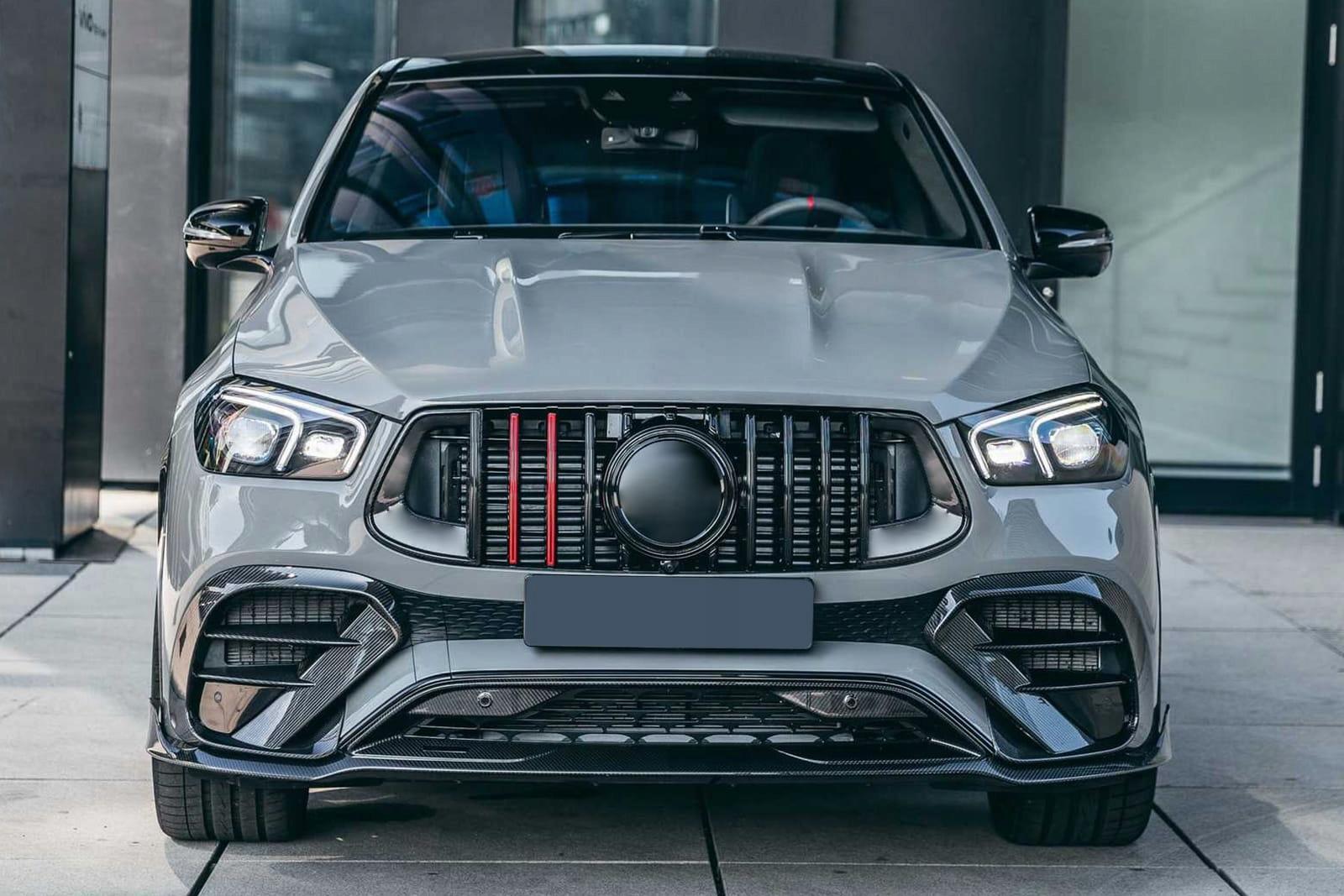 MERCEDES GLE W167 2019-гриль BRABUS STYLE камера