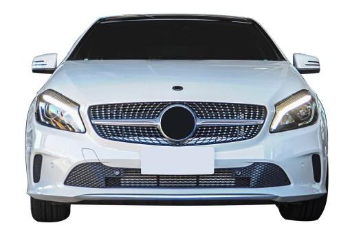 MERCEDES A-Class W176 15-18 гриль Алмаз срібло
