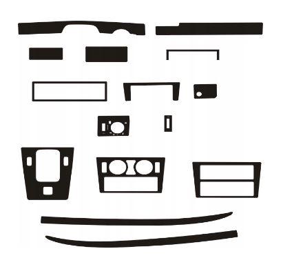 МЕРСЕДЕС C КЛАС ШПОНУ НАКЛЕЙКИ 3D ДЕРЕВ'ЯНА ПАНЕЛЬ