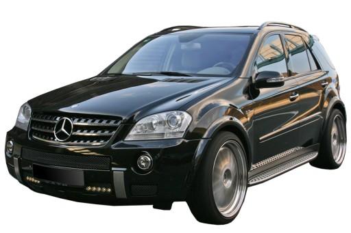 MERCEDES ML W164 2005-2011 бічні спідниці пороги