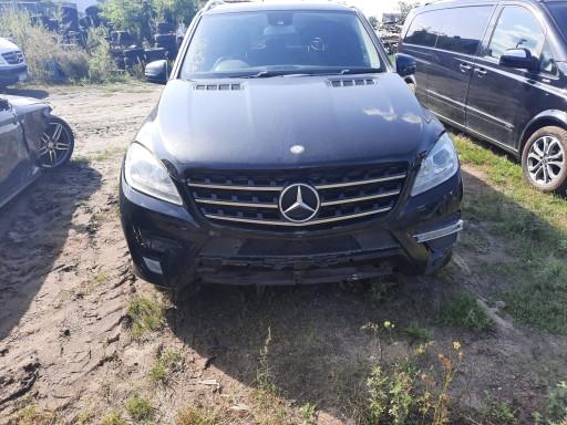 LAMPA LEWA PRAWA MASKA ZDERZAK PAS PRZEDNI KOMPLETNY PRZÓD C197 - MERCEDES ML W166 БАМПЕР КАПОТ ПЕРЕДНИЙ ЛІХАР 197