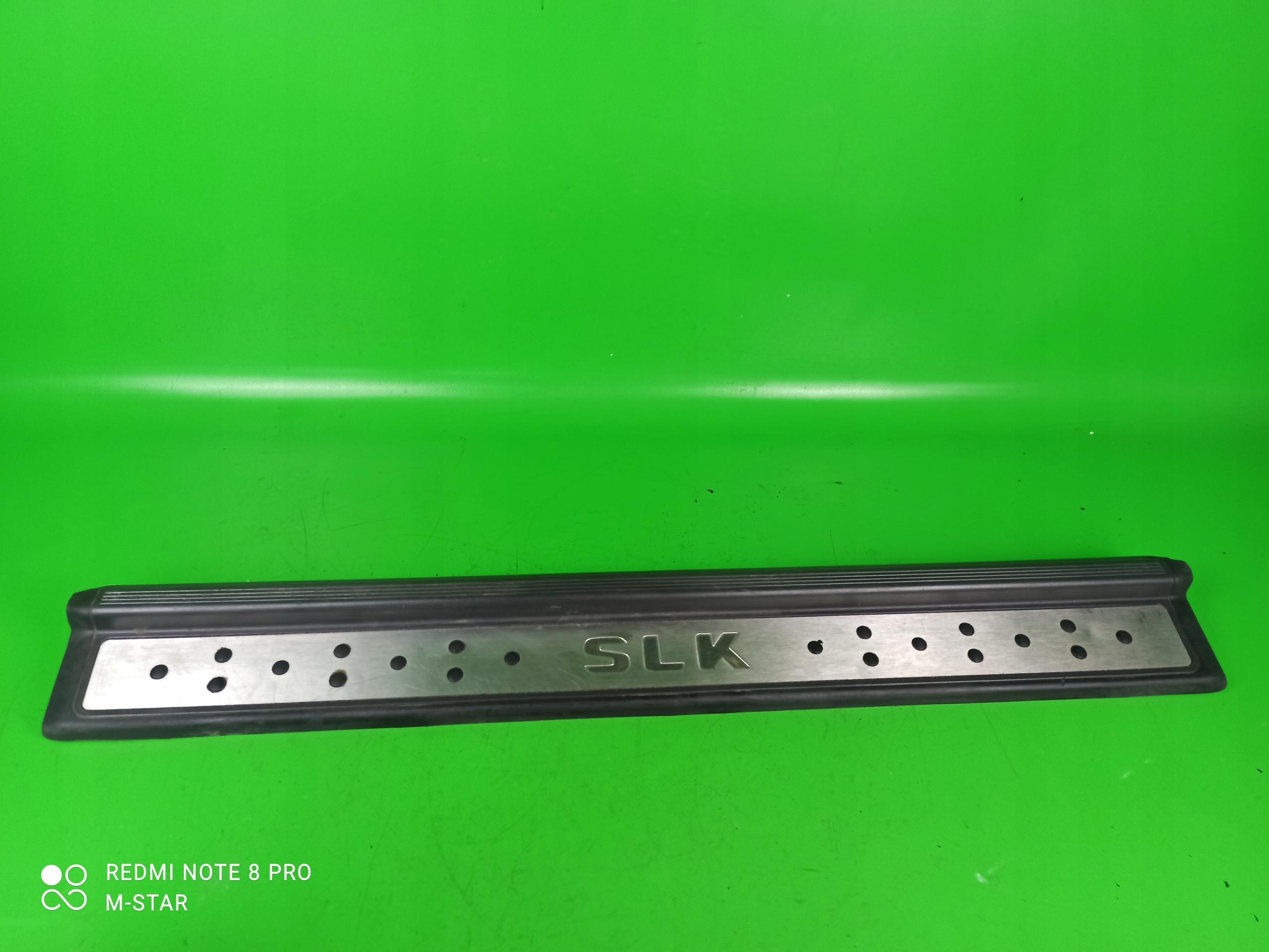 1706800235 - MERCEDES R170 SLK накладка на поріг хром лівий і правий