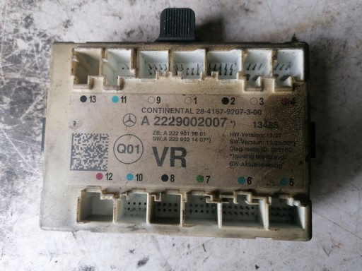 MERCEDES S-KL W222 5,5 ТБ ДВЕРНОЙ МОДУЛЬ ПРАВЫЙ ПЕРЕДНИЙ A2229002007