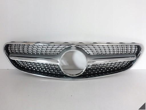 A2178880038 - MERCEDES S-CLASS C217 A217 14-20 БАМПЕР ХРОМ ПЕРЕДНЯ РЕШІТКА