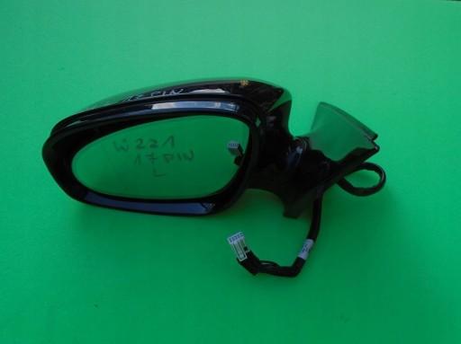 MERCEDES S CLASS W221 ДЗЕРКАЛО ЛІВЕ 17 КОНТ