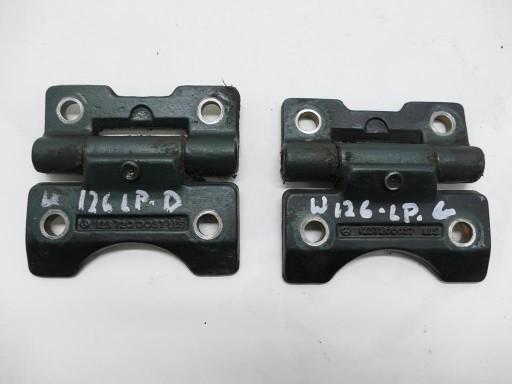 MERCEDES S W126 дверные петли левый передний комплект