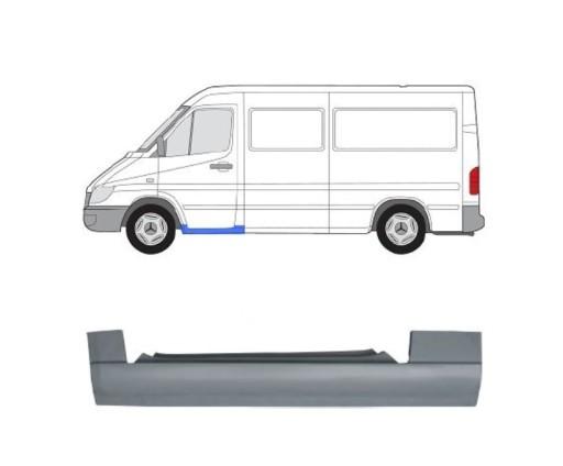 PBZ50640L - MERCEDES SPRINTER 02.95-02.00 ПОРОГ