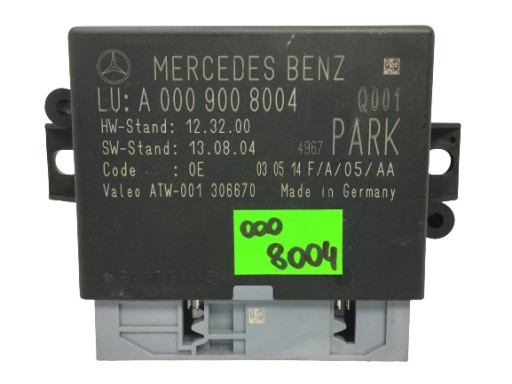 MERCEDES драйвер модуль парктроніка A0009008004