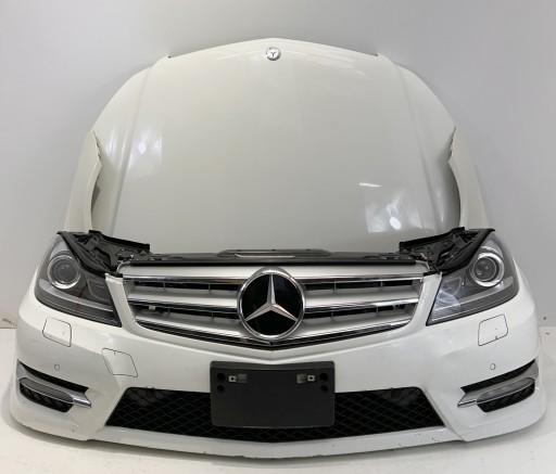 MERCEDES C KLASA W204 LIFT ZDERZAK AMG MASKA BŁOTNIK PAS PRZEDNI PRZÓD BELKA OKULAR CHŁODNICE WENTYLATOR GRILL - MERCEDES W204 LIFT AMG БАМПЕР РЕМІНЬ КРИЛА