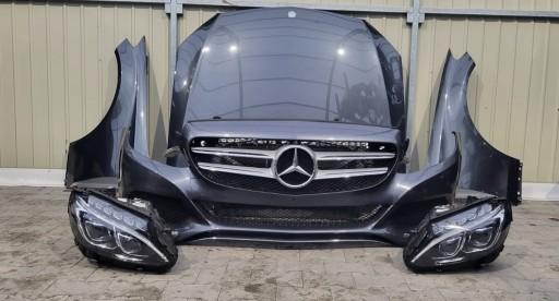 775 - MERCEDES W205 КАПОТ БАМПЕР КРИЛО РЕМІНЬ FULL LED