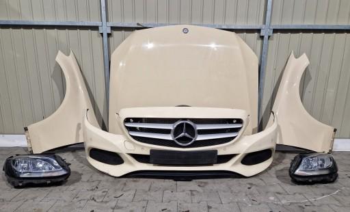 MERCEDES W205 КАПОТ БАМПЕР КРИЛО РЕМЕННИЙ ЛАМПА EU