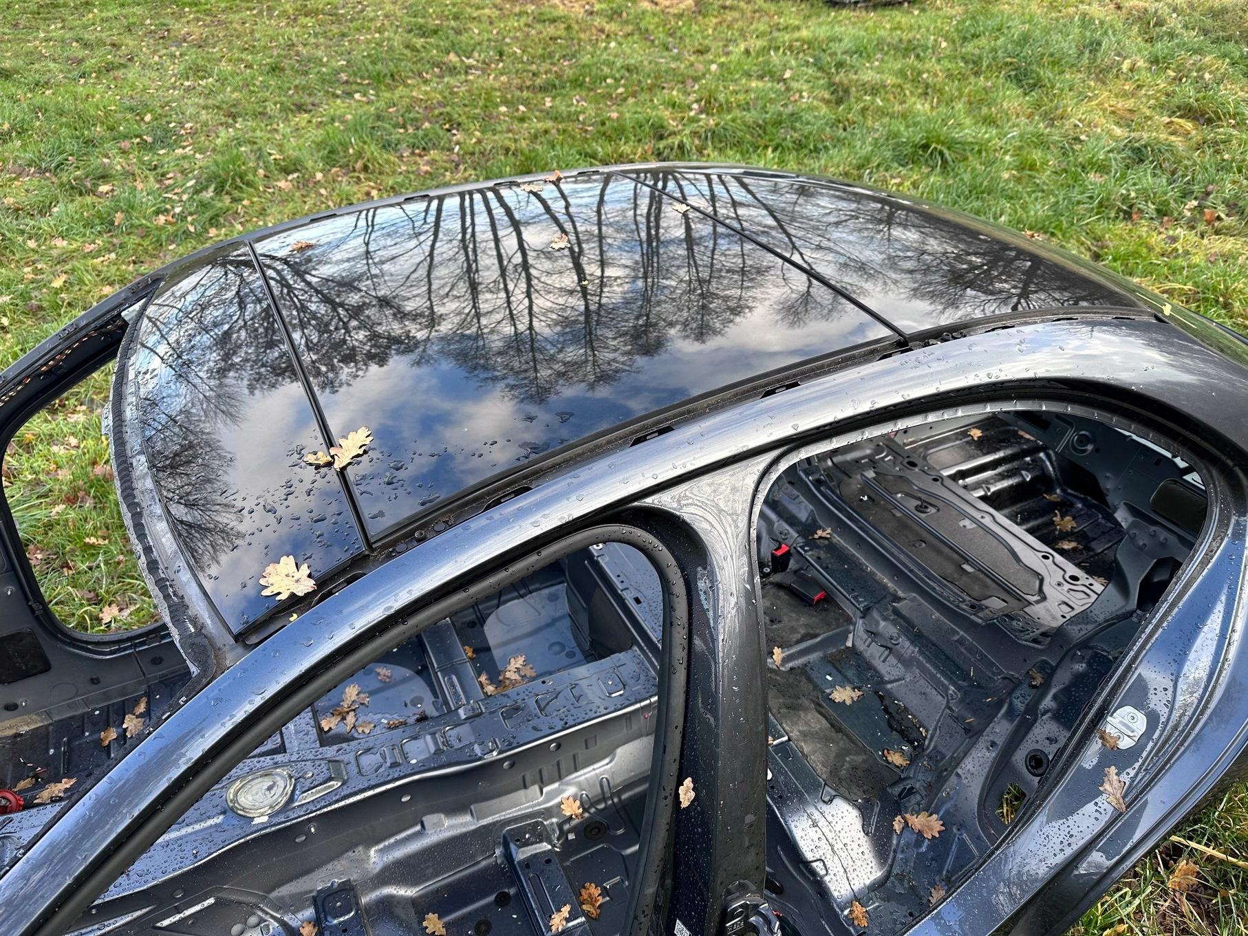 MERCEDES W205 седан дах + панорама довгі стійки