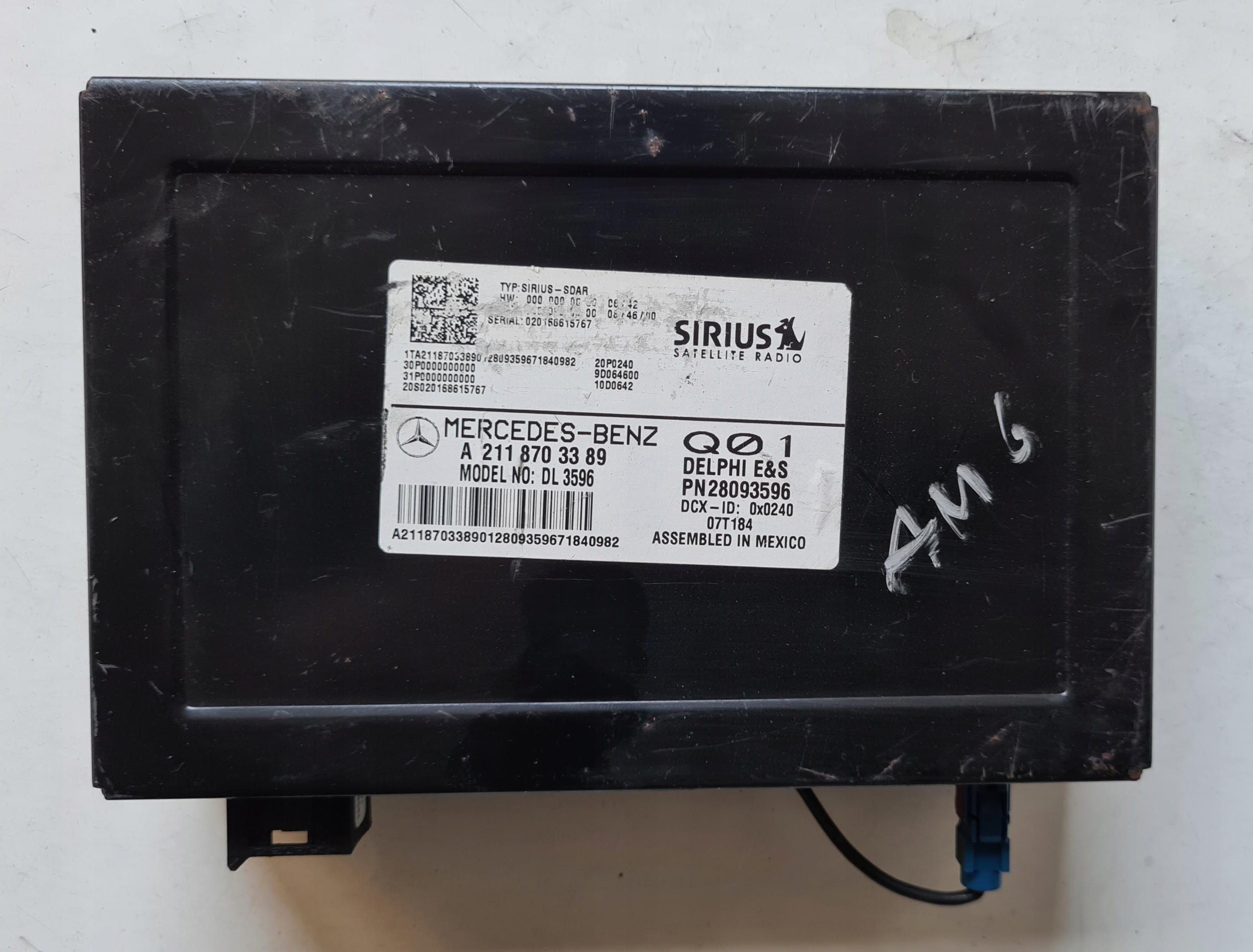 MERCEDES W211 s W221 Підсилювач SIRIUS A2118703389