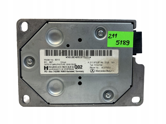 Підсилювач MERCEDES HARMAN BECKER A2118705189