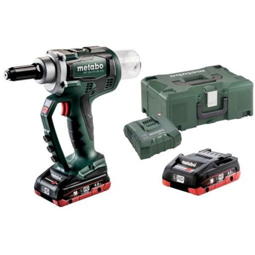 METABO RIVETER 18V ​​​​2x4.0Ah LiHD NP 18LTX BL 5.0