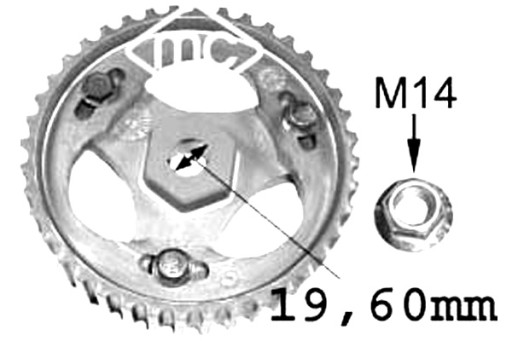 05644 - ШЕСТЕРНЯ ІНЖЕКЦІЙНОГО НАСОСУ METALCAUCHO