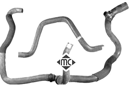 09175 - ШЛАНГ РАДИАТОРА МЕТАЛКАУЧО