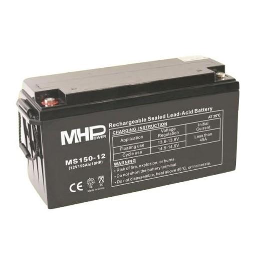 MHPower MS150-12 AGM свинцево-кислотний акумулятор 12V/150Ah, клема T3 - M8