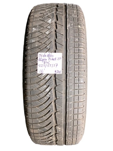MICHELIN PILOT ALPIN RUNFLAT 225/55R17 2018 6ММ