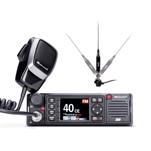 MIDLAND 88 + LEMM AT-1200 антенна в сборе. КОМПЛЕКТ CB