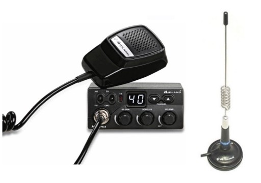 MIDLAND M-ZERO МАЛЕНЬКОЕ РАДИО CB + MIDLAND LC АНТЕННА