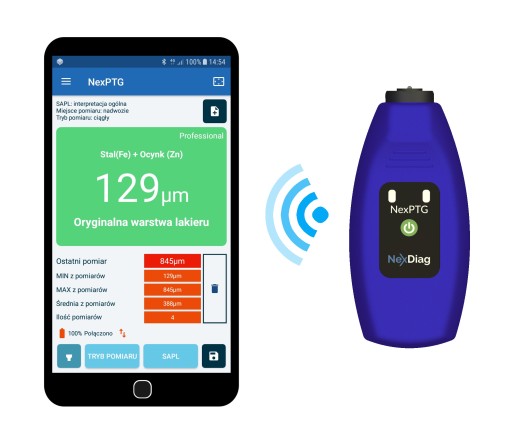 NEXDIAG PROFESSIONAL ТОЛЩИНОМЕР ПОКРЫТИЯ