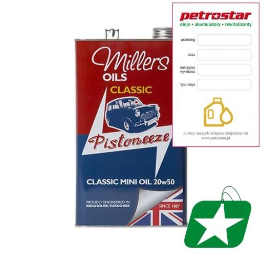 MILLERS CLASSIC MINI 20W50 5L ВИНТАЖНЫЕ АВТОМОБИЛИ