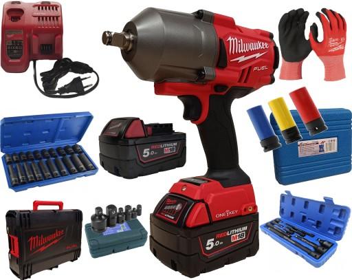 MILWAUKEE M18 ONEFHIWF12-502X Ударний гайковий ключ 1898Nm Mega набір головок