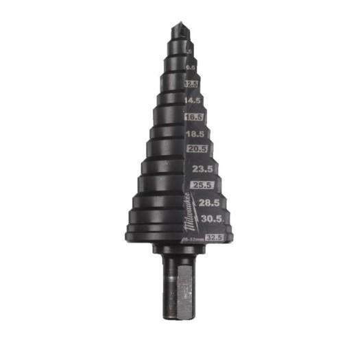 СТУПЕНЧАТАЯ СВЕРЛА MILWAUKEE COBALT M6-M32MM