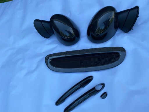 MINI COOPER F56 КАРБОНОВА НАКЛАДКА ДЗЕРКАЛА ВЗАЄМНИКА