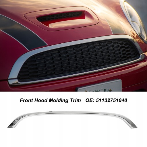 1616230066911123 - MINI Cooper хромована обробка капота r56