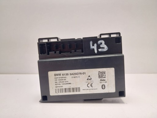 MINI F55 F56 F57 F60 БЛОК УПРАВЛЕНИЯ 5A25D76